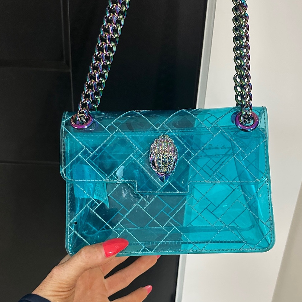 Clear blue Kurt Geiger designer Handbag